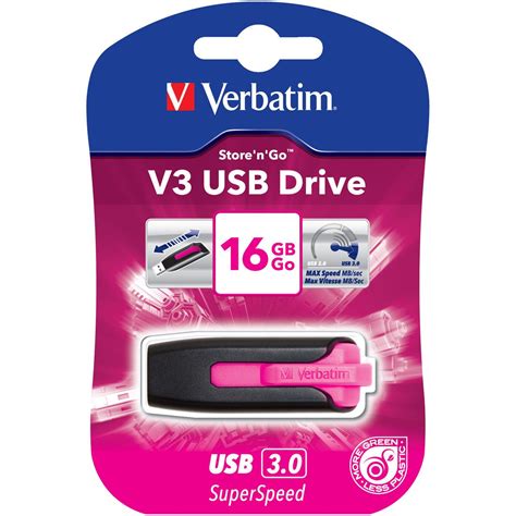 16 GB Verbatim Store N Go V3 Pink USB 3 0 16GB Sticks Mindfactory De