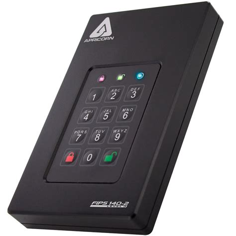 Apricorn Aegis Fortress L3 FIPS 140-3 Level 3 Rugged Encrypted SSD — 256GB (USBA) (ASSD-3PL-256GB-USBA)