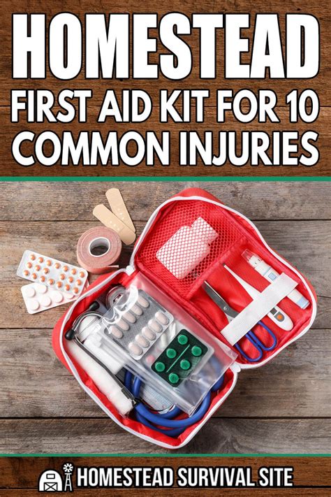 Homestead First Aid Kit For Common Injuries First Aid First Aid