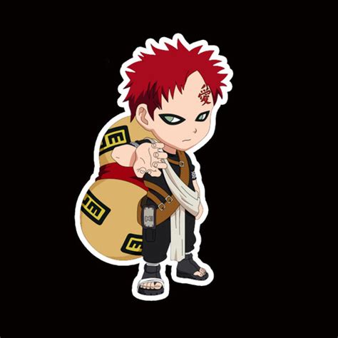 Stmch34 Gaara Naruto Peeking Anime Sticker Car Decal Window