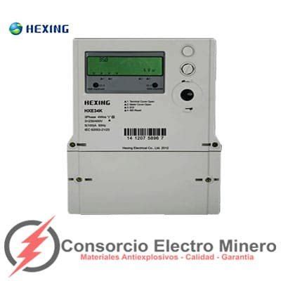 Medidor Trif Sico Hexing Hilos Consorcio Electro Minero