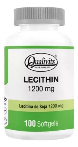 Lecithin 1200 Mg 100 Capsulas Mercadolibre