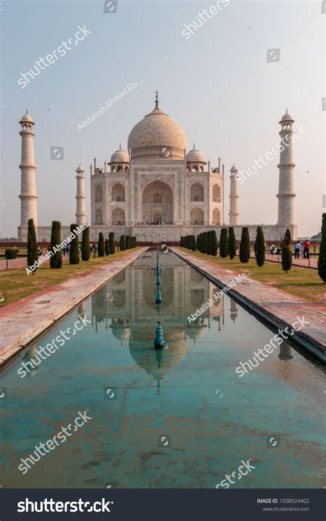 Beauty Taj Mahal Reflection On Water Stock Photo Shutterstock