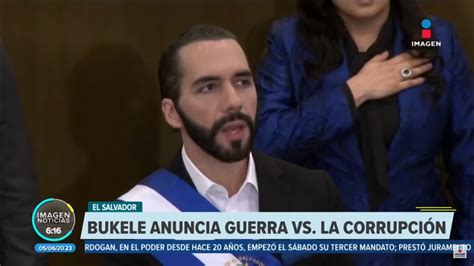 Nayib Bukele Anuncia Guerra Contra La Corrupción Imagen Televisión