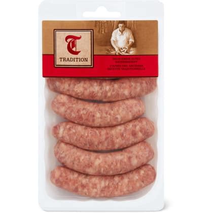 Del Maître Saucisses à rôtir de porc Migros