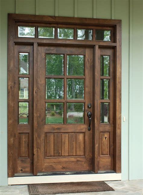 Colonial Exterior Door By Dsa In Door With Two Sidelites And