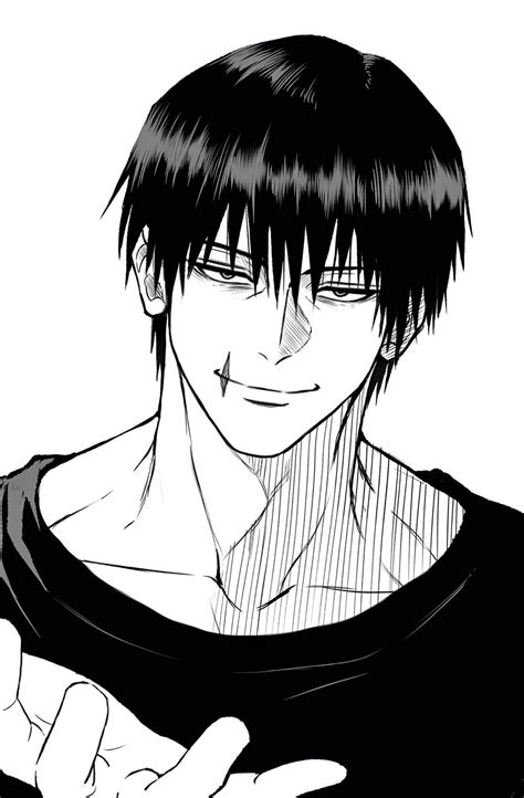 toji fushiguro drawing