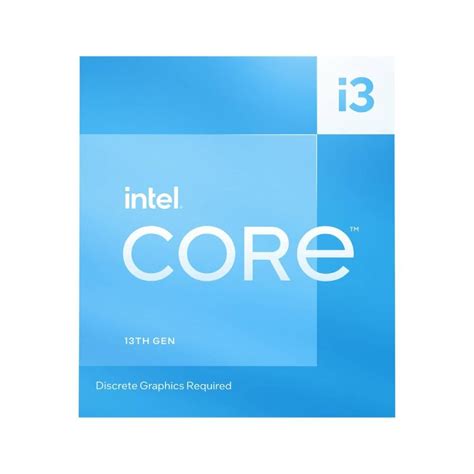 ซีพียู Intel CPU Core i3-13100F 3.4 GHz 4C/8T LGA-1700