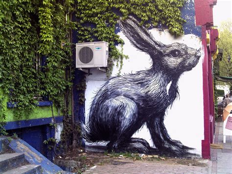 Saved The Roa Rabbit Hackney Road 2 A Giant Rabbit Pain Flickr