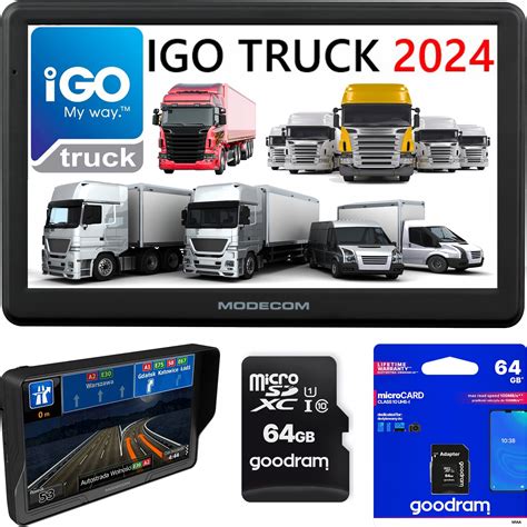 NAWIGACJA GPS 9 CALI DLA CIĘŻARÓWKI TIR MODECOM CX 9 3 IGO PRIMO TRUCK