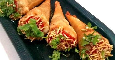 Samosa Cone Recipe By Maya Tandon Cookpad