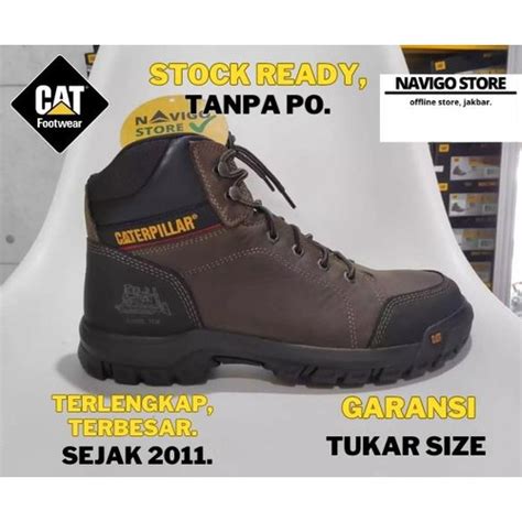 Jual Sepatu Safety Caterpillar Forefront ST Dark Gull Grey Original