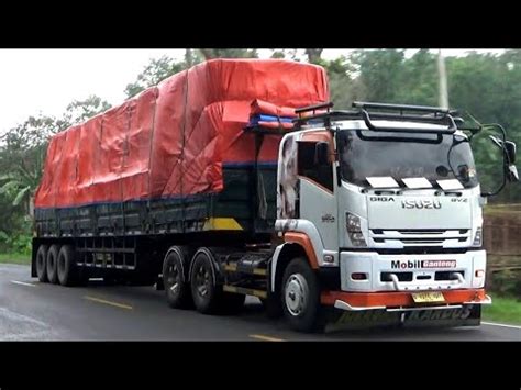 JOS TRUCK TRAILER KONTAINER TRONTON PANJANG MBOIS ISUZU GIGA HINO