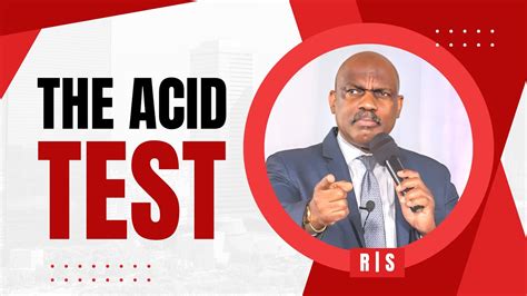 The Acid Test Randy Skeete YouTube