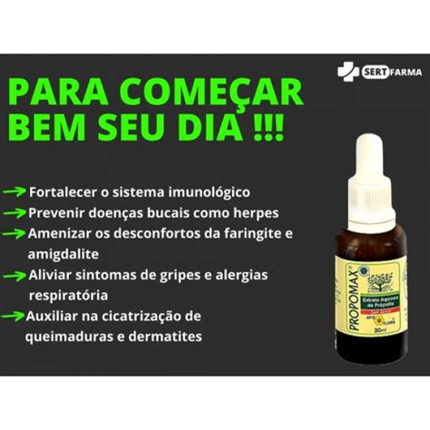 Extrato De Própolis Verde Puro Propomax 30ml Apis Flora Sert Farma Online