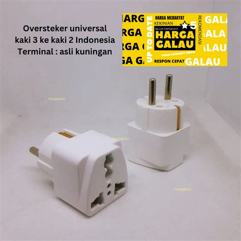 Jual Over Steker Universal Kaki 3 Ke Kaki 2 Indonesia SNI Terminal Asli