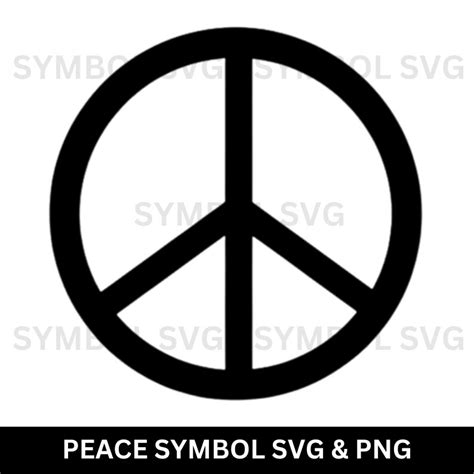 High Quality Peace Sign Svg And Png Svg Vector Wall Art Svg Cut File Svg Decal Digital Download