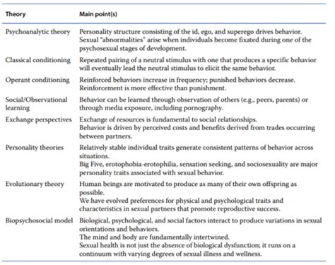 Chapter 1 Theoretical Perspectives On Human Sexuality Flashcards Quizlet