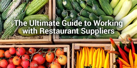 The Ultimate Guide to Restaurant Suppliers | Orderly