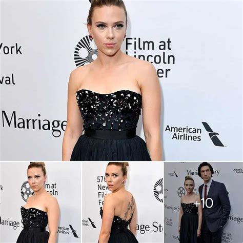 Scarlett Johansson Dazzles In Beaded Glamour At Marriage Story Premiere