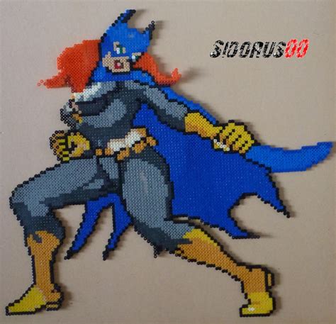 Batgirl Hama Perler Beads By Sidorus Couverture B B Perles Hama