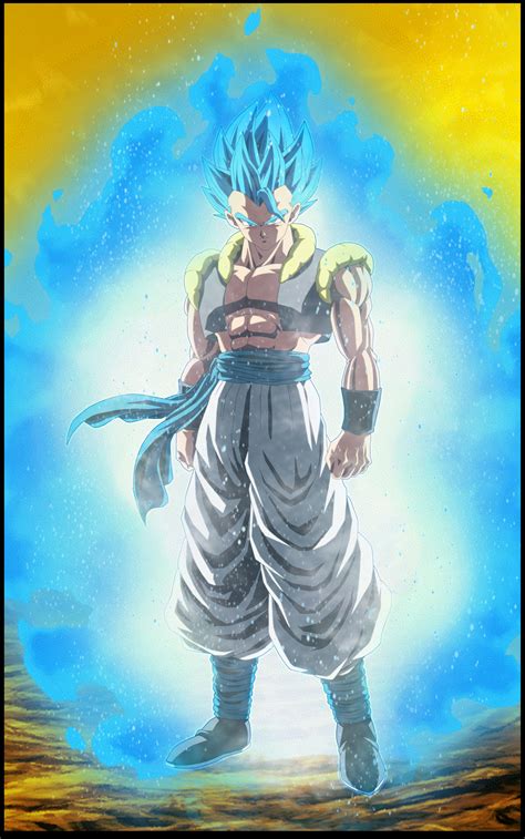 Gogeta Super Saiyan Blue Poster By Brusselthesaiyan On Deviantart