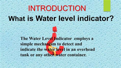 Water Level Indicator Ppt