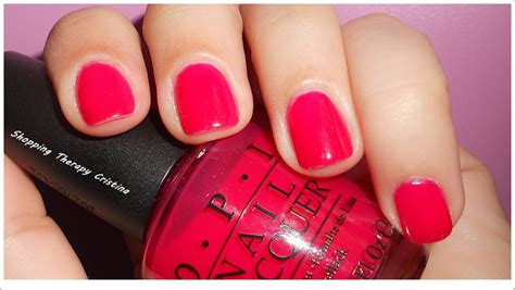 Shopping Therapy Oja Saptamanii Opi Too Hot Pink To Hold` Em