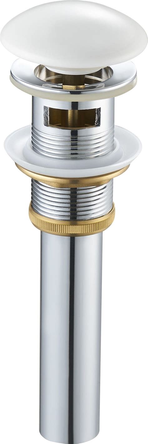 Донный клапан для раковины SantiLine SL-102 без перелива, белый купить ...