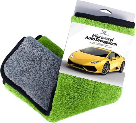 Droogdoek Auto Watermagneet Microvezel Doek X Cm Groen