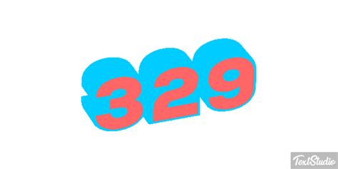 329 Number Animated GIF Logo Designs