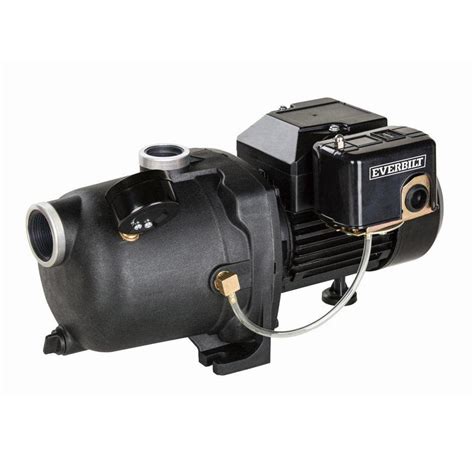 Everbilt 1 2 HP Shallow Well Jet Pump J100A3 The Home Depot