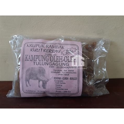 Jual Kerupuk Rambak Kerbau Mentah Kerupuk Kulit Kerbau Khas