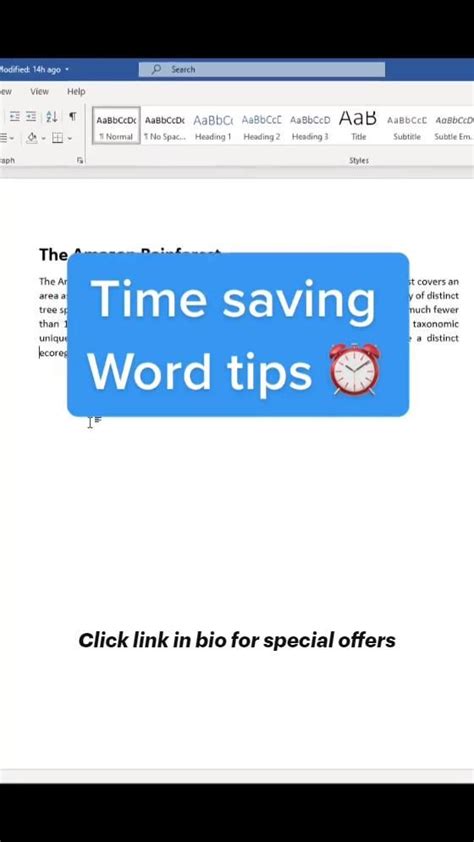 Word Tips To Save You Time Word Tip Microsoft Office Tips Artofit