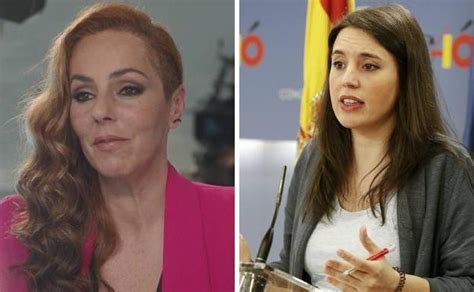 Irene Montero vuelve a salir en defensa de Rocío Carrasco acosada en