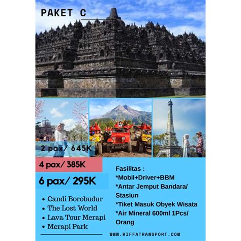 Contoh Brosur Paket Wisata Jogja Koleksi Gambar