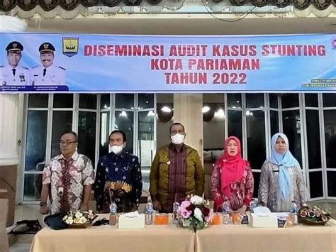 Diseminasi Audit Kasus Stunting Tahun 2022 Pemko Pariaman Targetkan