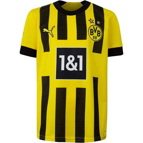 Camisa Borussia Dortmund I 22 23 Torcedor Puma Juvenil em Promoção