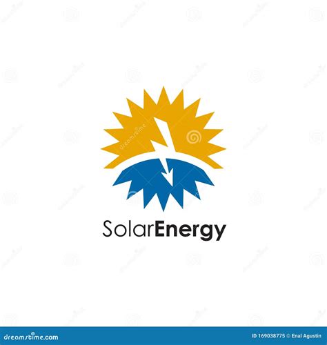 Solar Energy Industry Logo Design Vector Template Stock Vector Illustration Of Alternative