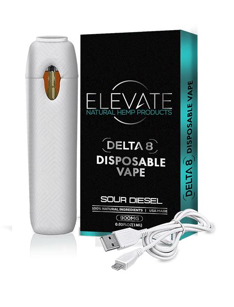 Delta 8 Disposable Vape Pen Sour Diesel Elevate