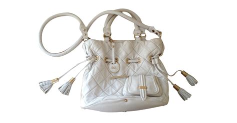 Lancel Premier Flirt Limited Edition White Leather Ref Joli Closet