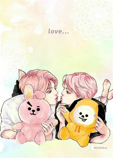 Épinglé Par M A R I A N N H Sur Bts 방탄소년단 Fond Decran Dessin