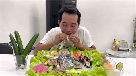 Mukbang Seafood Mentah Youtube