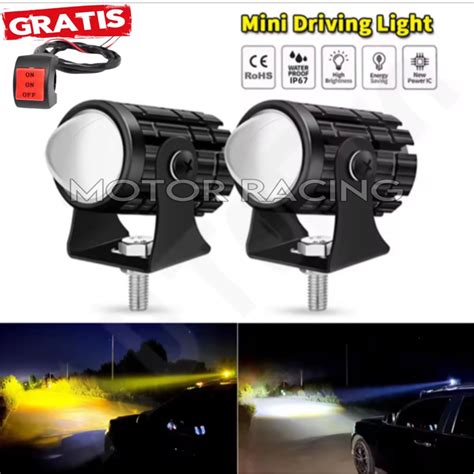 Jual Pcs Laser Foglamp D Superbright High Low Mini Driving Lampu