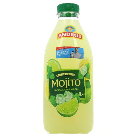 Livraison Domicile Andros Mojito Cocktail Sans Alcool L