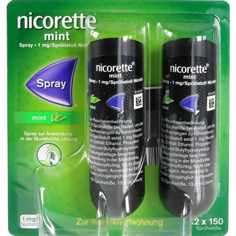 Nicorette Mint Spray St Ck Pzn Bonifatius Apotheke