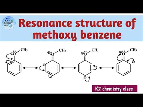 Resonance Structures Of Methoxy Benzene Methoxy Benzene Resonance