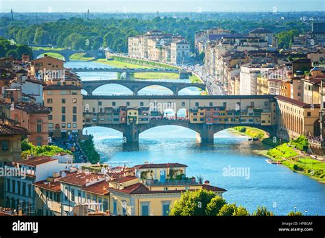 River Arno In Florence Tuscany Italy Stock Photo Alamy