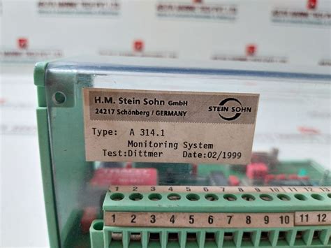 Stein Sohn A 314.1 Safety Monitoring System - Aeliya Marine