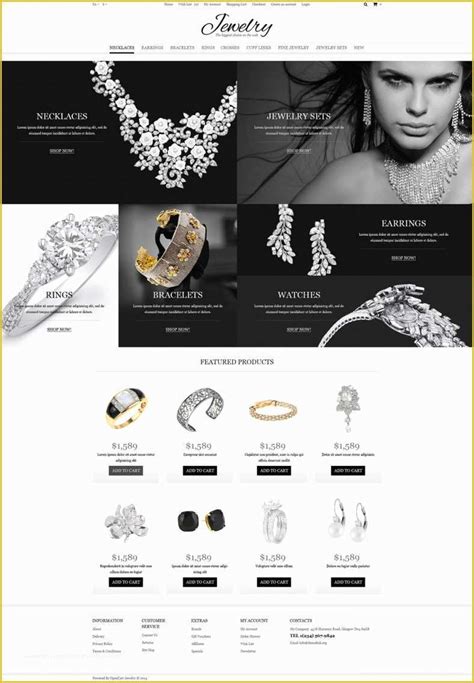 Jewellery Template Free Download Of Jewelry Store Opencart Websit ...